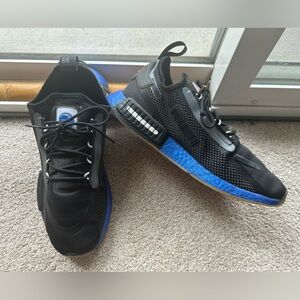 Men’s Adidas originals x nasa nmd_r1, Black multi, size 11